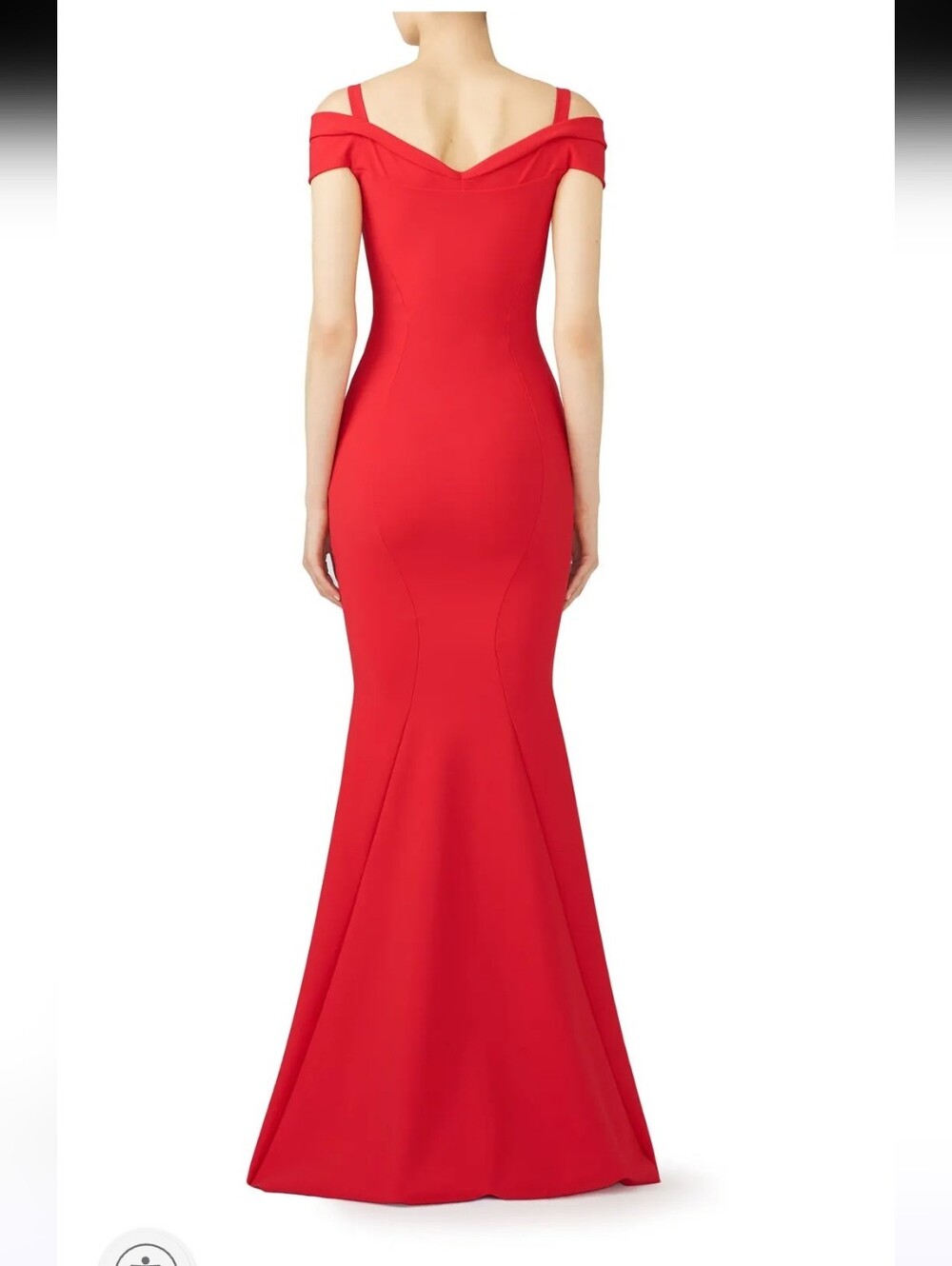 Chiara Boni La Petite Robe Red Tally Gown L - Picture 3 of 6